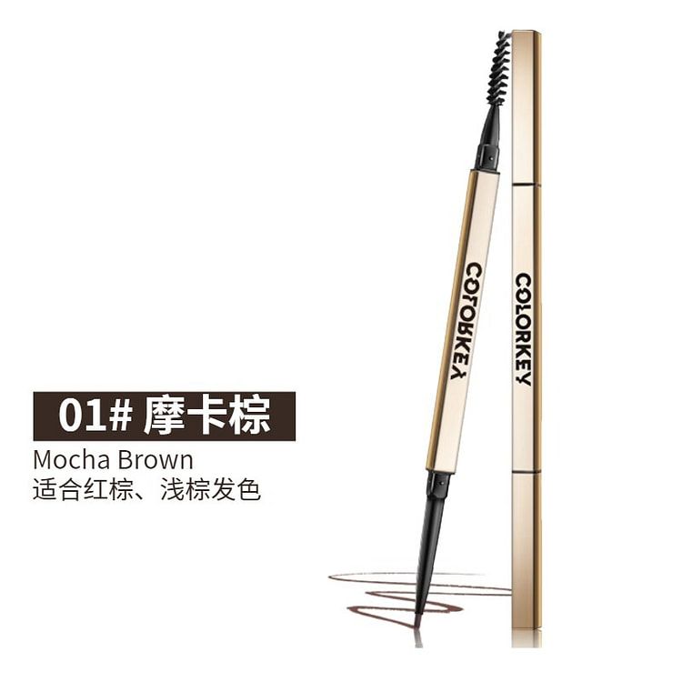 COLORKEY Sculpting Eyebrow Pencil #01 Mocha Brown 1 count