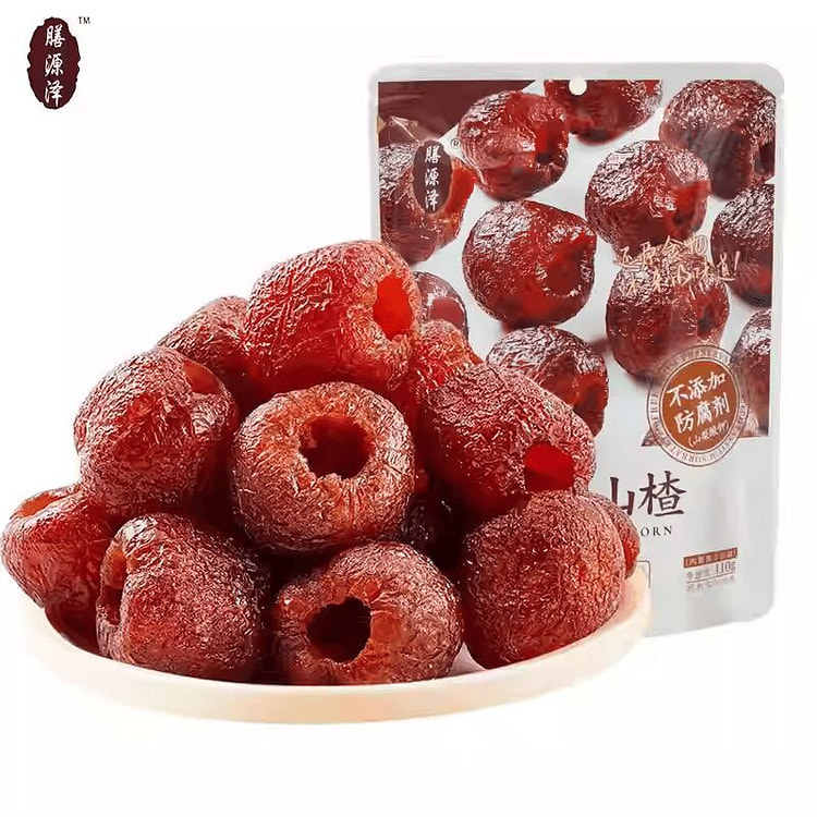 Semi-dried Hollow Hawthorn Pitted Fruit 90g*1 Bag 90 g