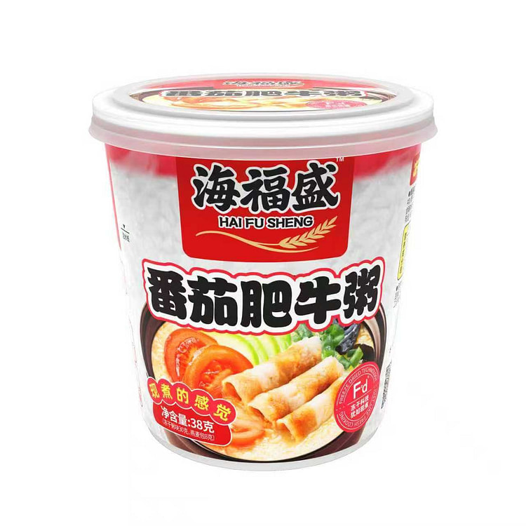 海福盛 番茄肥牛粥38g 1 份