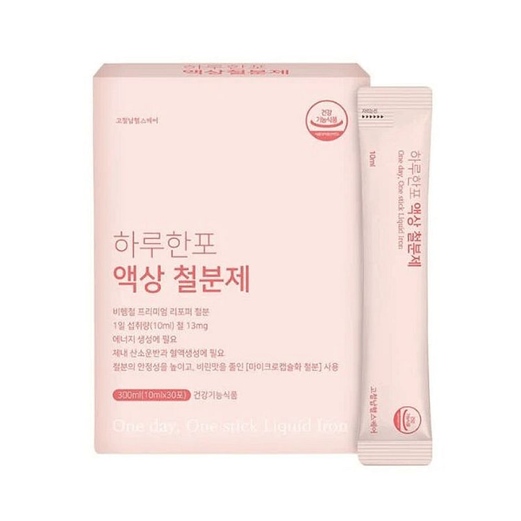 고철남 하루한포 액상철분제 (10ml x 30포) 10 밀리리터