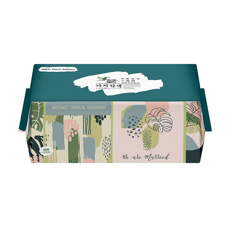 Disposable Face Towel Cotton-Soft Cleansing Towel Facial Tissue 280G Weight