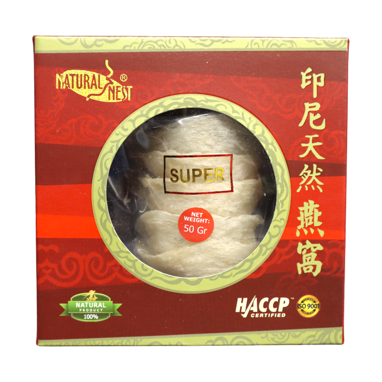 九龍堂 印尼純天然頂級Super白燕窩 50g嚐鮮裝 燕盞 最高級別 50 克