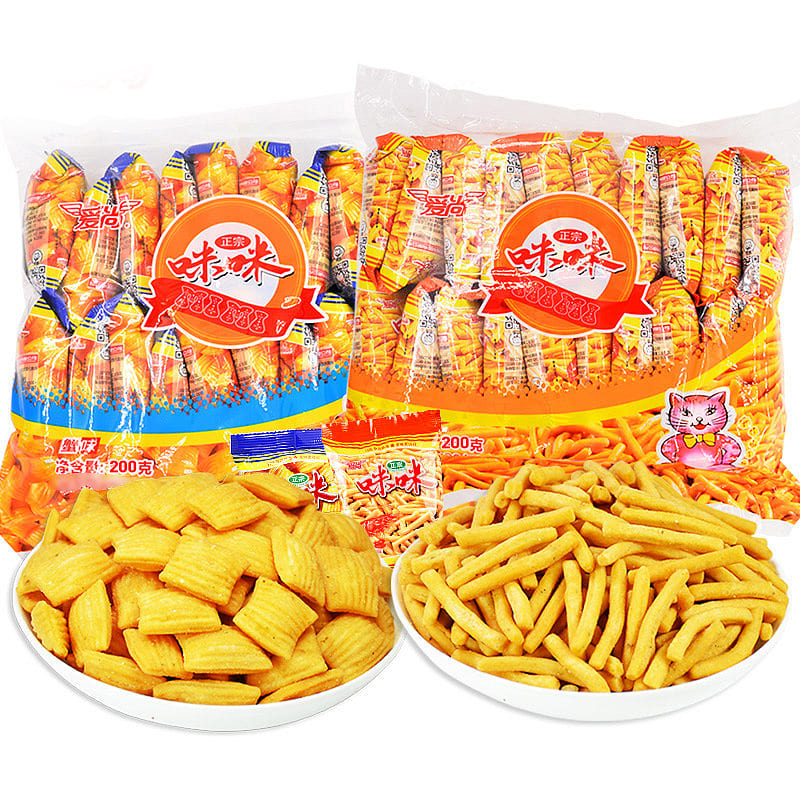 Shrimp crackers 20pk + crab grains 20pk 40 pack