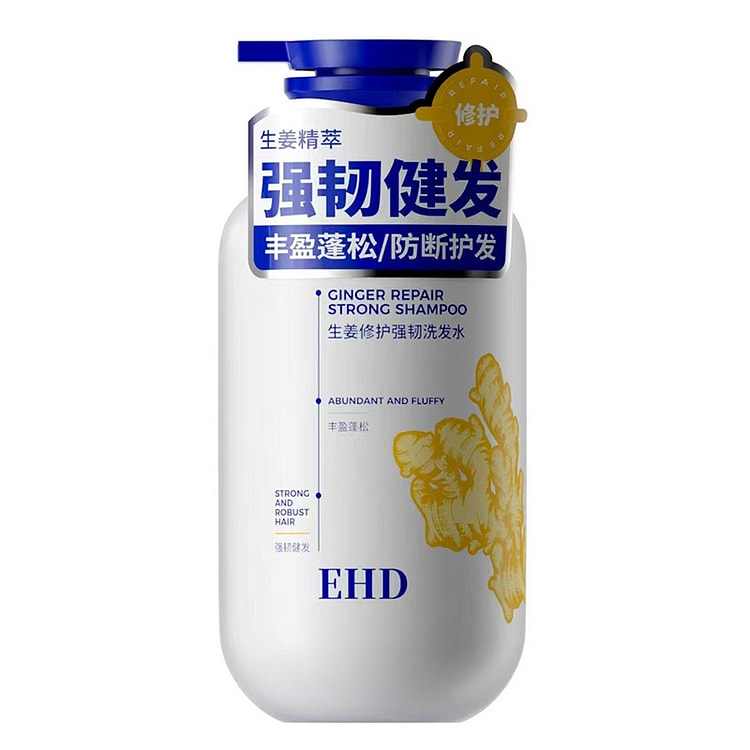 EHD Dầu gội phục hồi gừng: dành cho tóc dễ gãy 500 ml