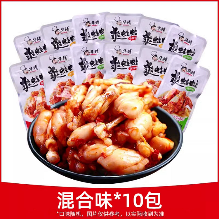Spicy bullfrog open bag ready-to-eat barbecue pickled pepper specialty snac