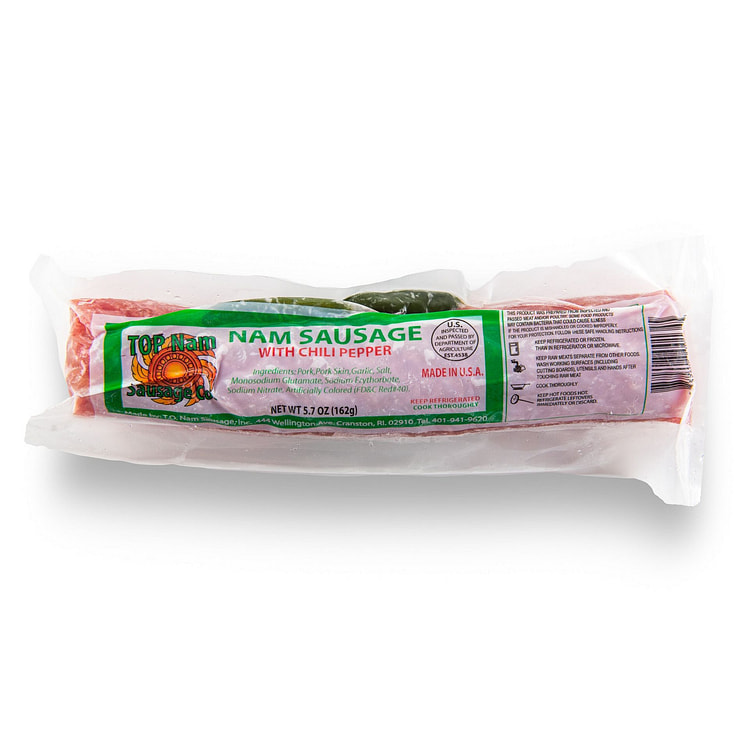 TOP Nam Sausage with Chili Pepper 5.7 oz (medium)
