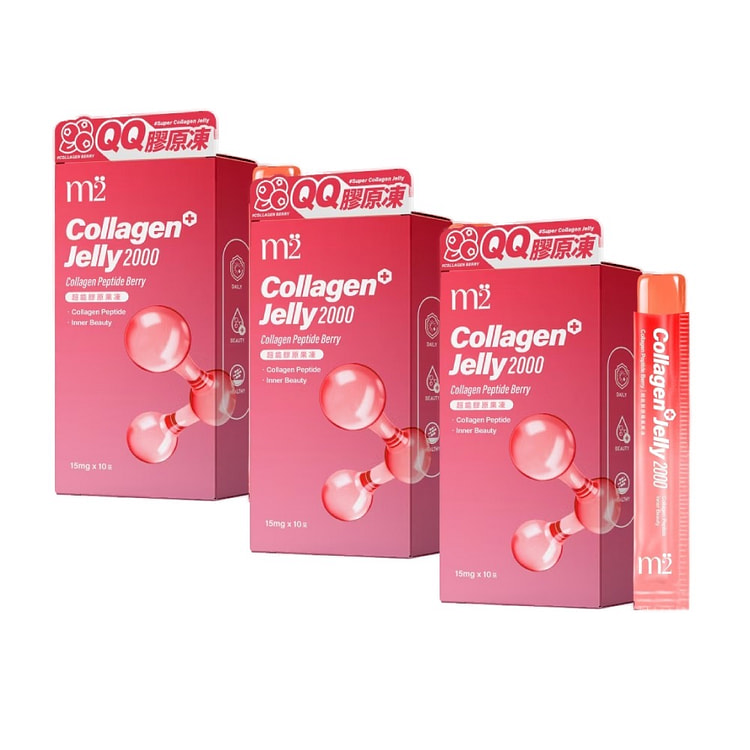 m2美度 超能膠原果凍3盒X(10入) 胶原蛋白 30 份