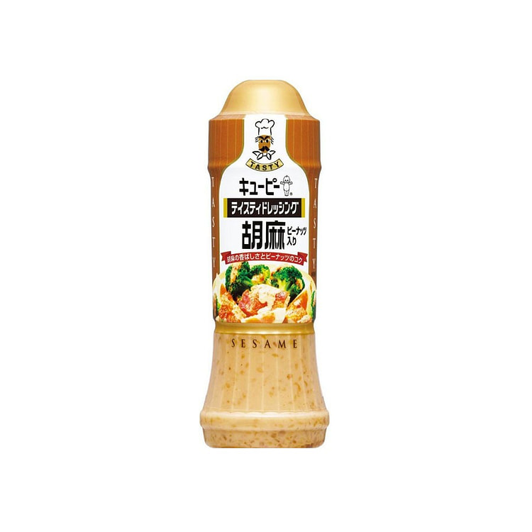 日本直邮  KEWPIE丘比 芝麻 花生浓郁味 沙拉酱