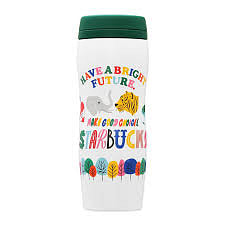 Starbucks Reusable White Stainless Steel Cup 355ml