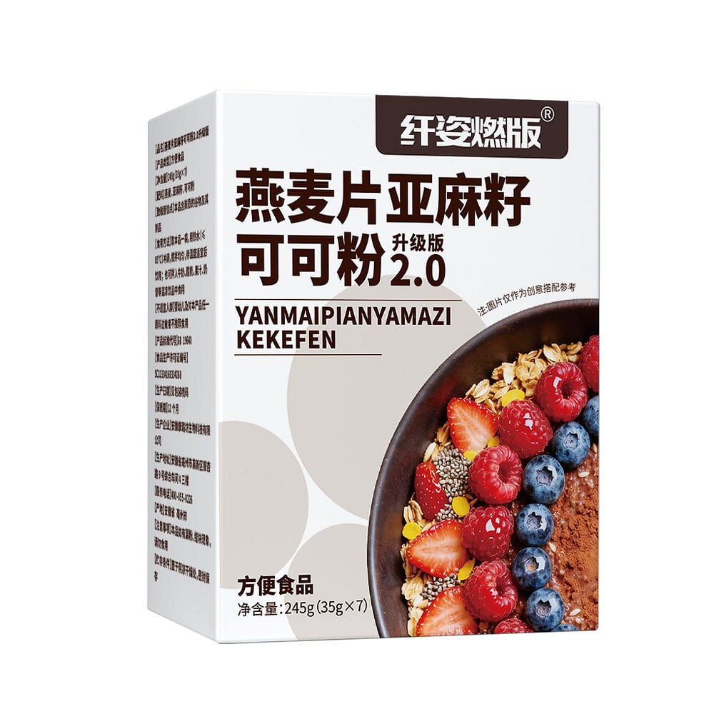 Supermodel Bowl Oatmeal, Flaxseed, Cocoa Powder, L 245 g