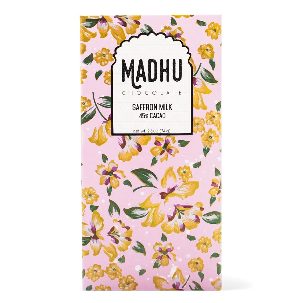 Madhu Chocolate Saffron Milk 45% Cacao 2.6 onça(s)