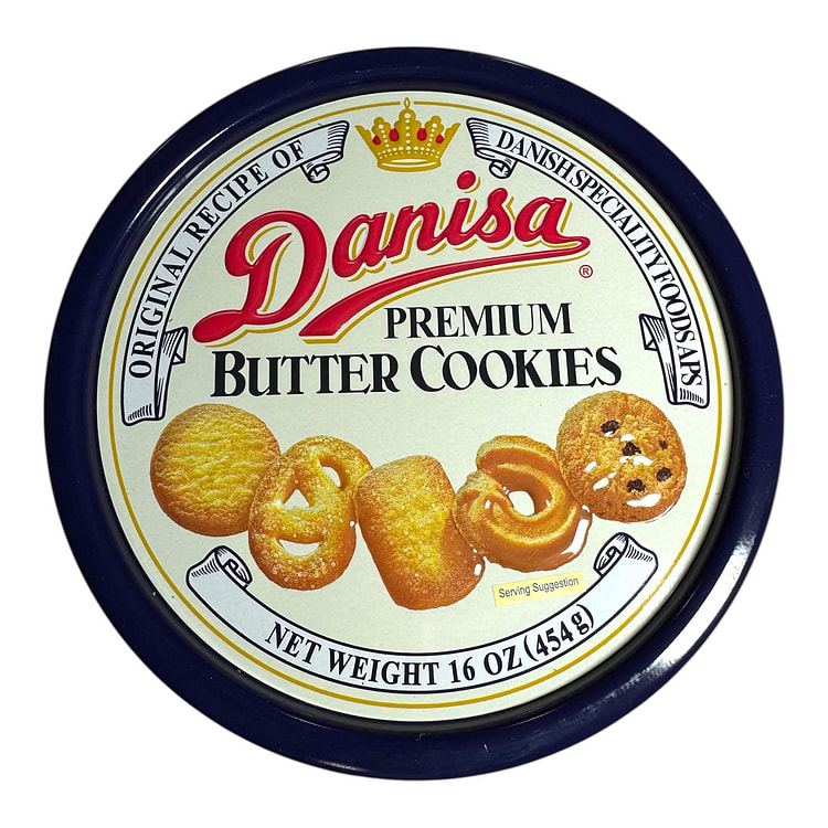 [Danisa] Premium Butter Cookies Banh Quy Bo 16oz 454 g