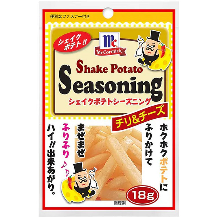 Yuuki 土豆调味料 辣椒奶酪味 18g 1 份