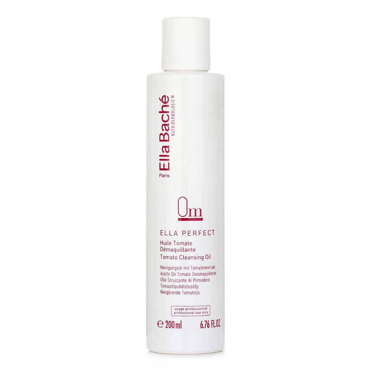 Ella Bache Tomato Cleansing Oil for Face & Eyes, Long-Wearing Make-Up 200ml/6.76oz 200 ml
