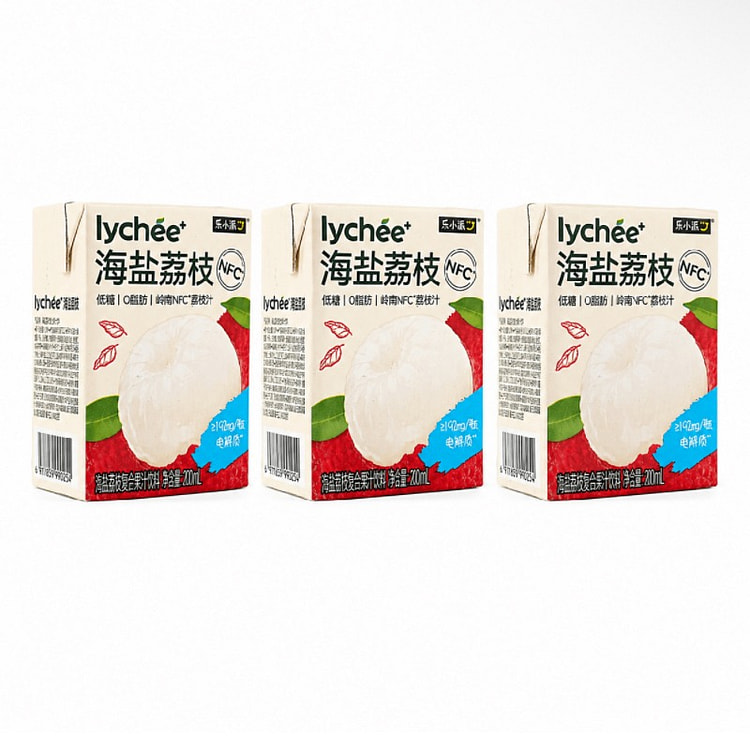 Sea Salt Lychee NFC Juice 6.76 fl oz*3 Pack 600 ml