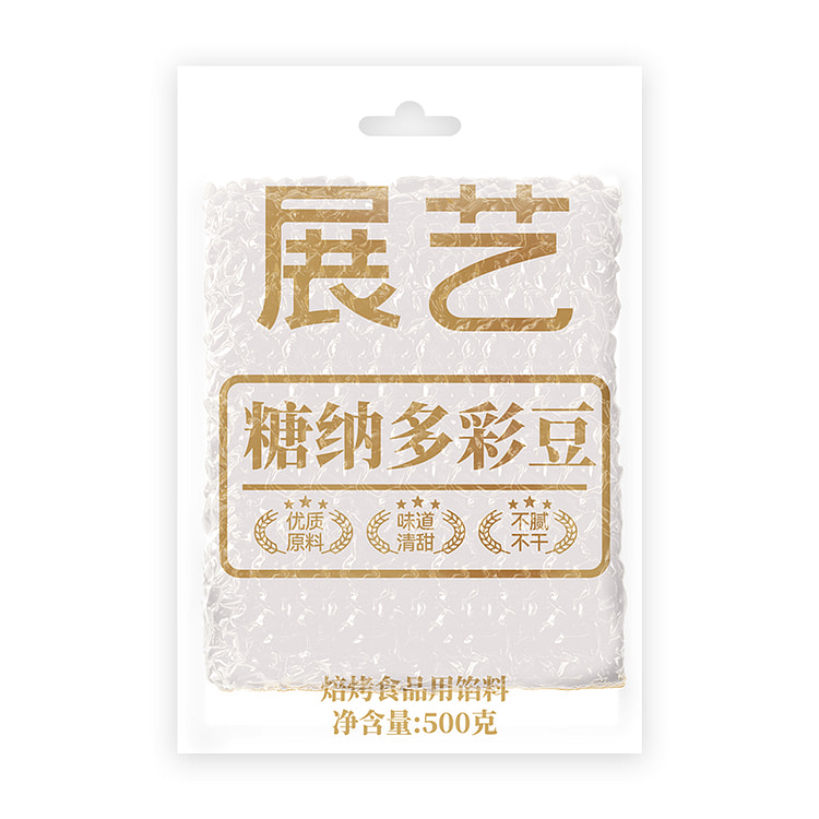 展艺蜜豆即食糖纳多彩豆馅料粽子奶茶500g*1袋