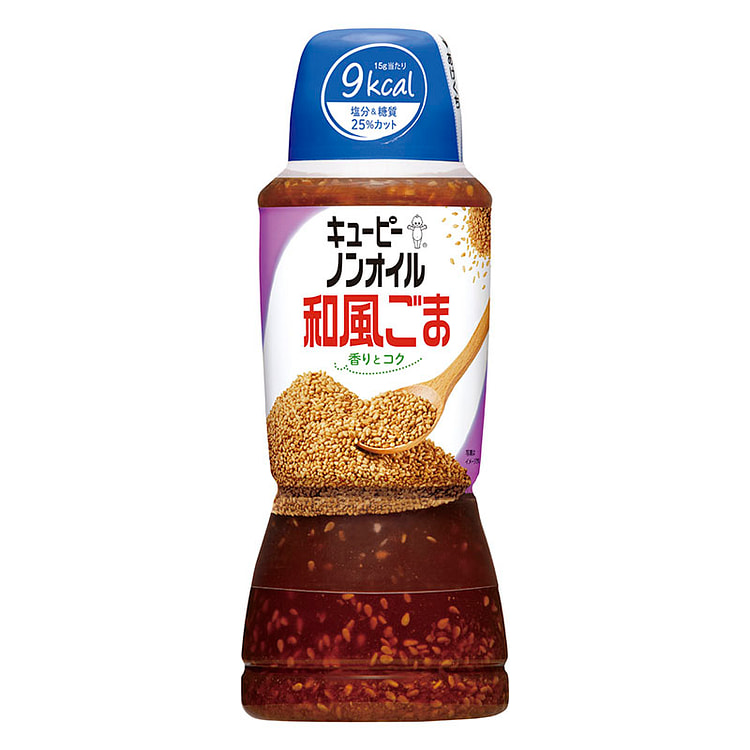丘比 日式拌菜沙拉汁 芝麻味 380ml 1 份