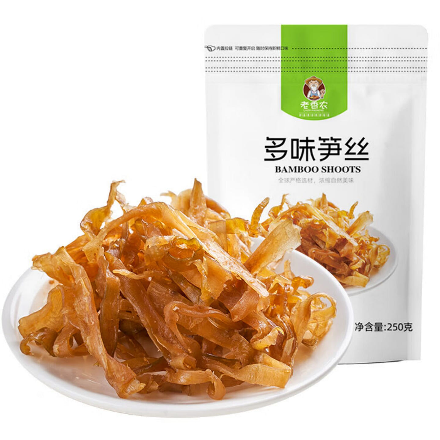 多味笋丝干 微辣 临安特产 休闲小零食 250 克
