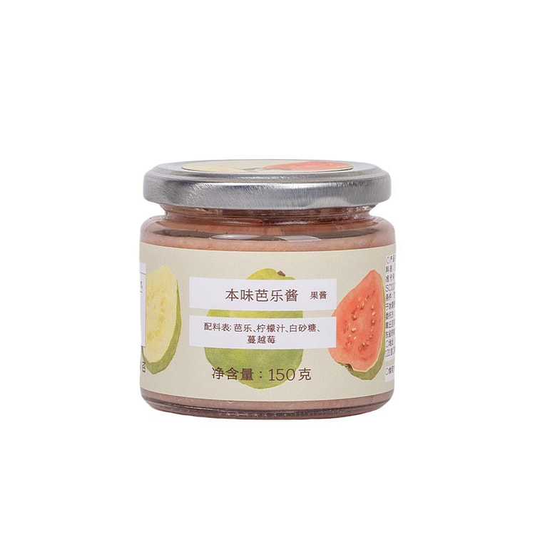 本味芭乐酱150g纯正果味不加浓缩汁涂抹果酱冲饮酱 150 克