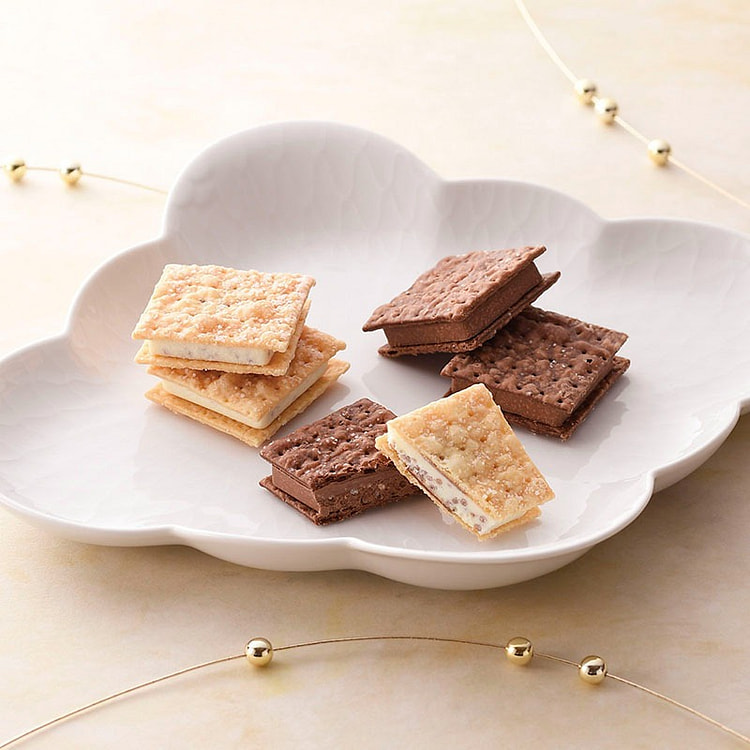 小仓山 夹心饼干两种口味 迷你盒 5枚入
