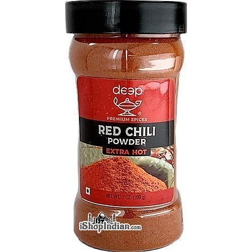 Deep Red Chilli Powder – Extra Hot – 7 oz jar 7 oz