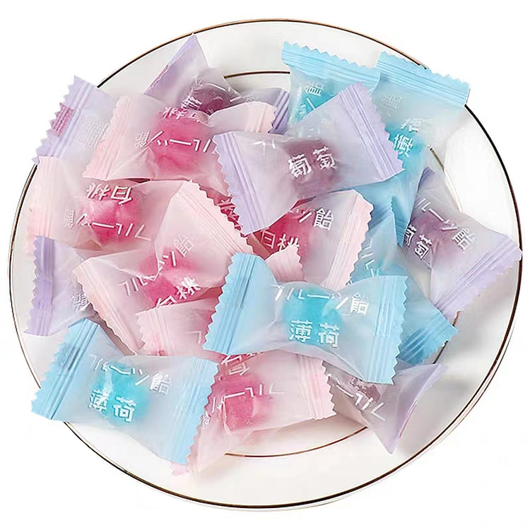 幸运菓 白桃糖果汁混合味硬糖结婚散装喜糖休闲小零食年货网红高颜值招待糖果100g*1件