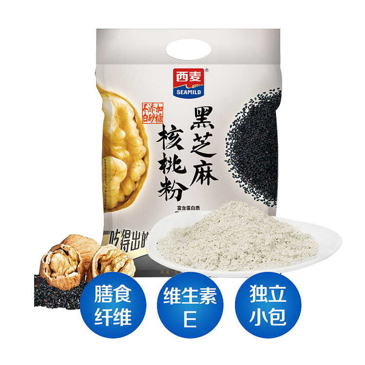 西麦黑芝麻核桃粉600g/袋