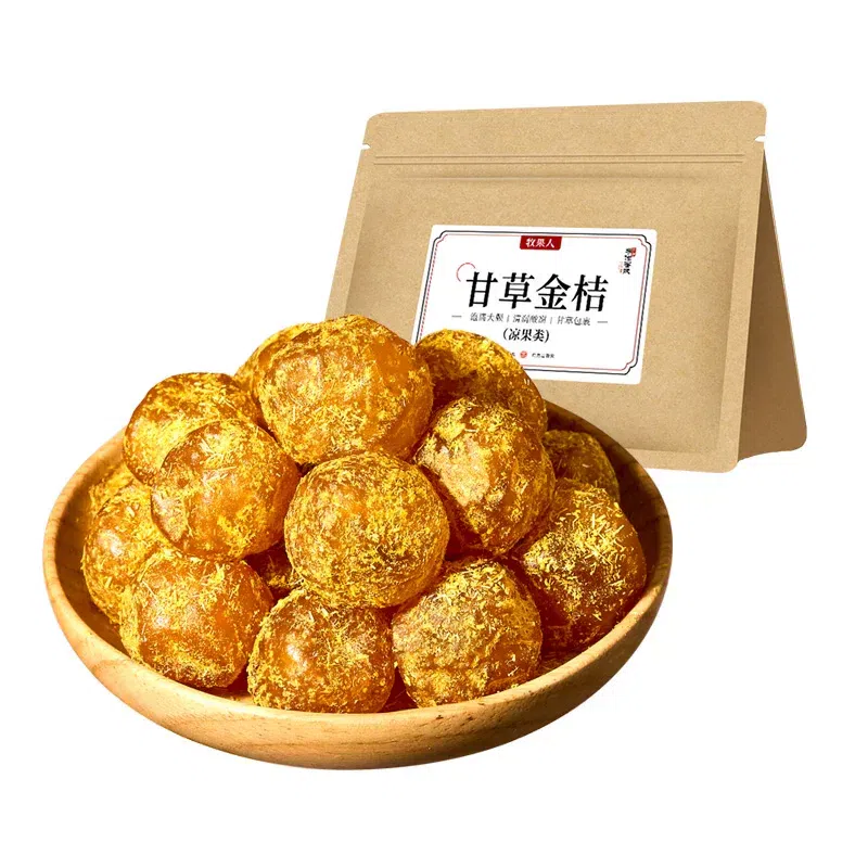 Mu Guo Ren Licorice Kumquats 100g 100 g