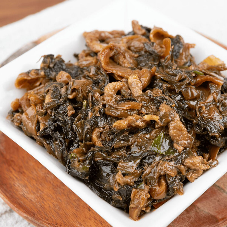 Spicy Pickled Mustard Greens w. Shredded Pork 220g