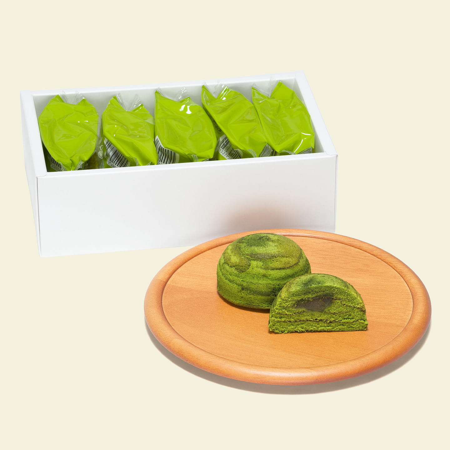 Yamadaya Matcha Dome Baumkuchen 5 pcs 1 box
