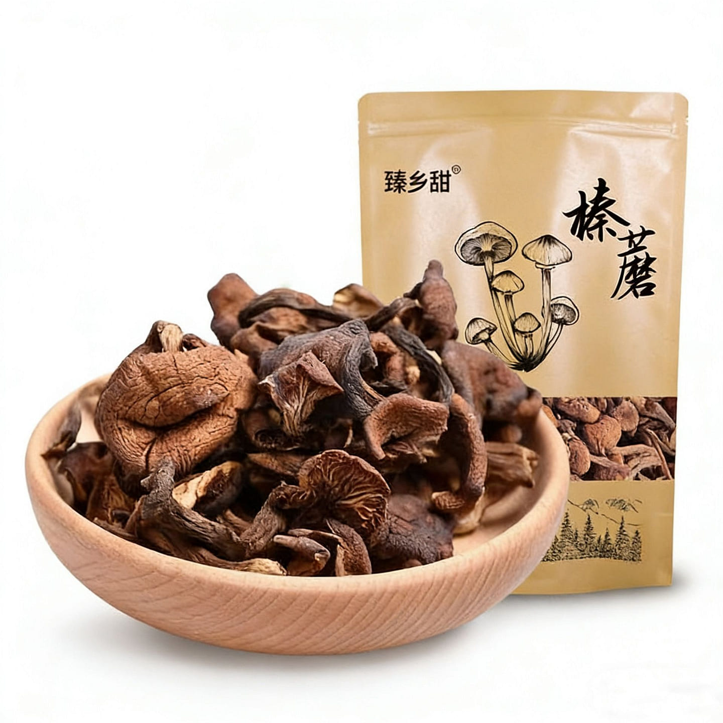 Northeast speciality wild hazel mushrooms, dried 100 g