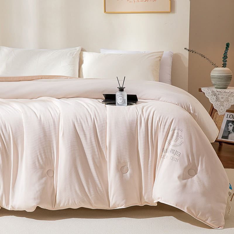 Silk Duvet for Winter 220x240cm 4kg Light Pink 1 個