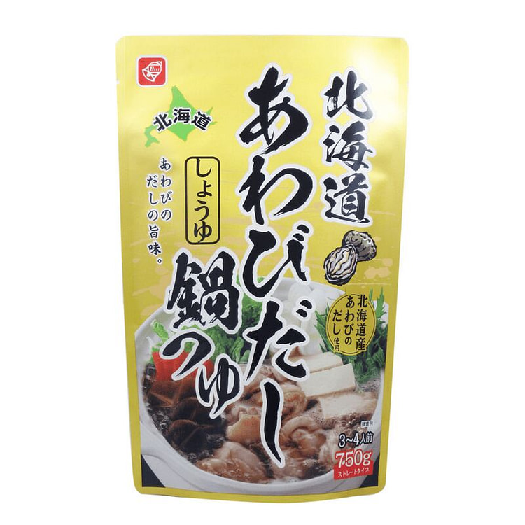 Abalone Dashi Soy Sauce Hot Pot Soup Base 750g 1 pack