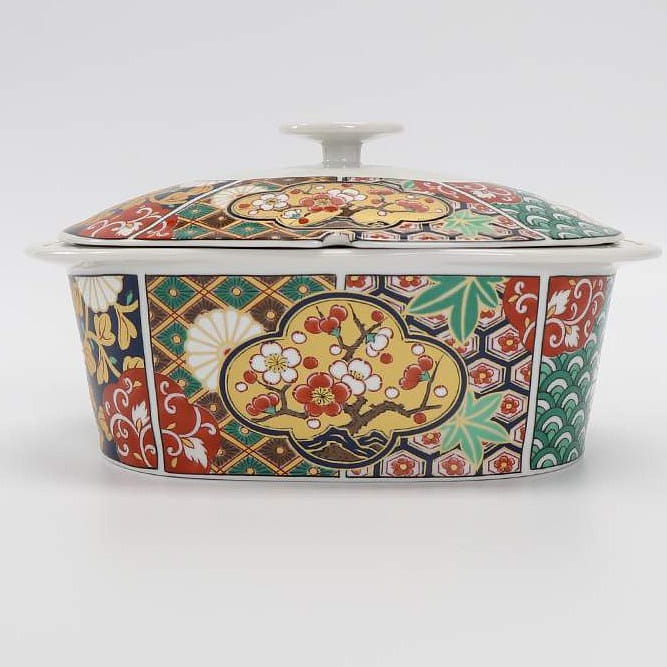Arita Ware Handmade Utsuwabi (Imari, 8.6 x 5.5) Made in Japan 1 count