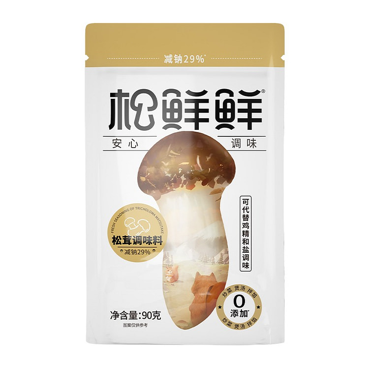 松鲜鲜 袋装松茸调味料调味品90g/袋