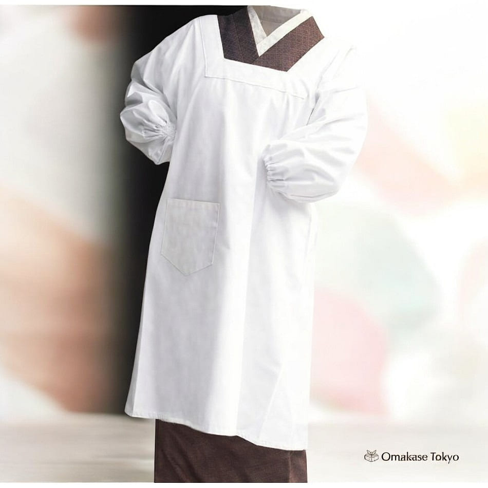 KIMONOMACHI Original Kimono Apron (White) 300 g