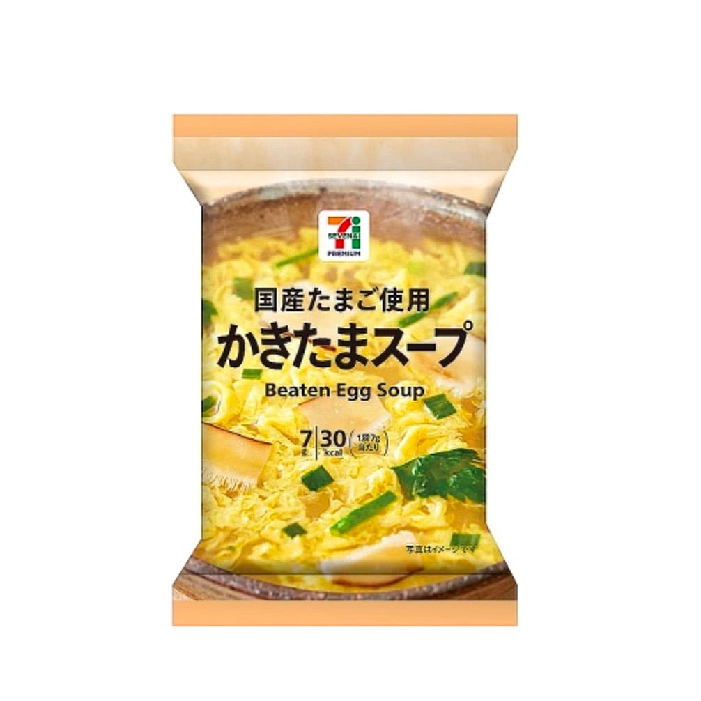 Freeze Dried Beaten Egg Soup Dashi Instant Food 7g 1 each