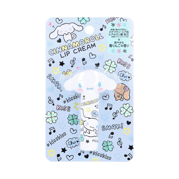 玉桂狗青苹果味玻尿酸保湿唇膏1个装 1 份