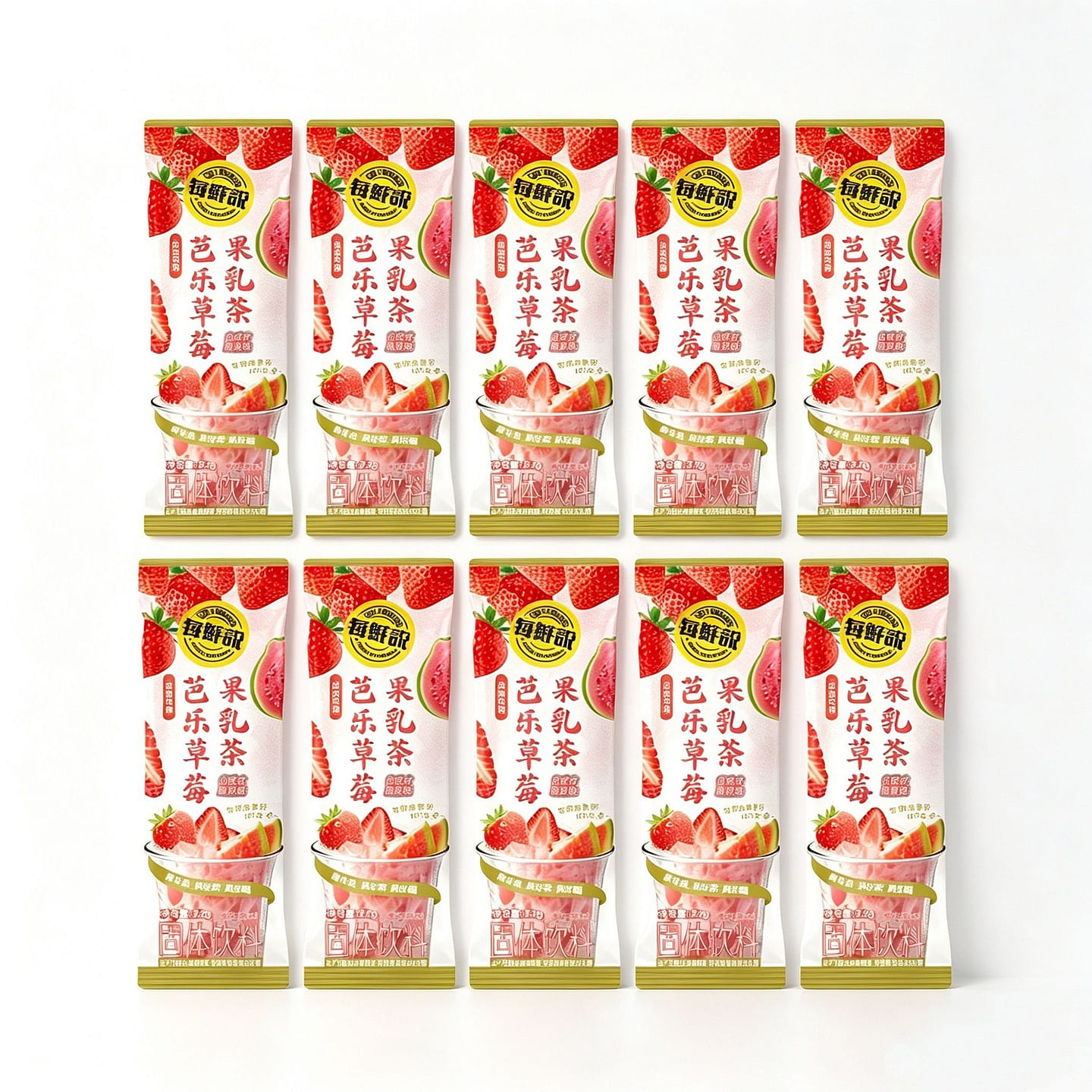 OH!FRESH Guava Strawberry MilkTea Instant DrinkMix 220 g