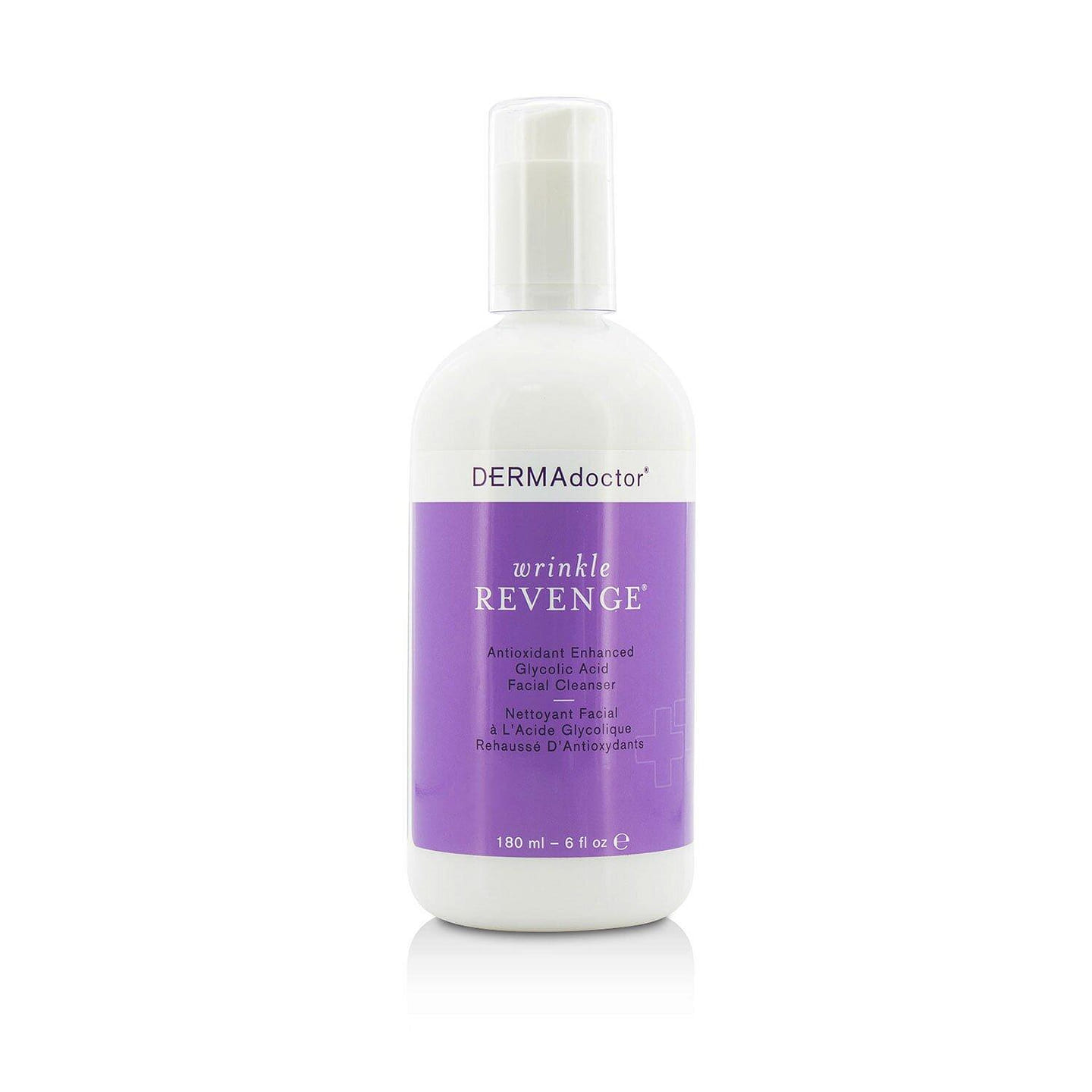 DERMAdoctor Wrinkle Revenge Antioxidant Enhanced Glycolic Acid Facial Cleanser / 180ml/6oz 180 ml