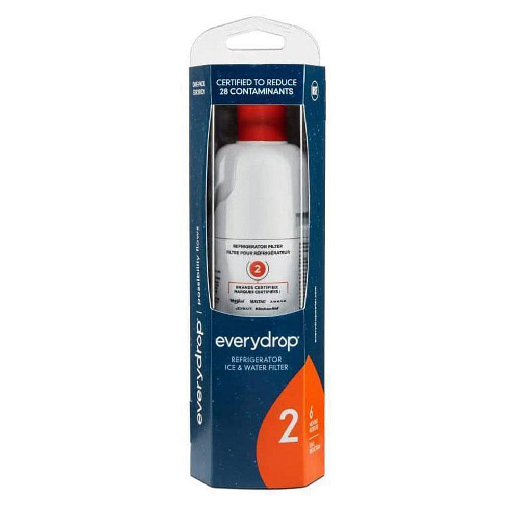 1-Pack Everydrop by Whirlpool Ice and Water Refrigerator Filter 2, EDR2RXD1 0.4 lb