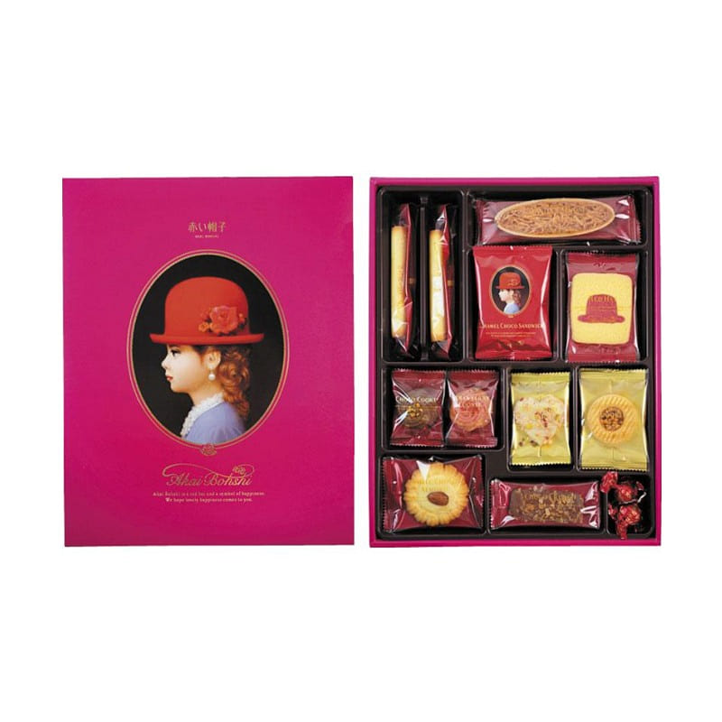 Akai Boushi Pink Cookie Assortment 31 pieces 1 box