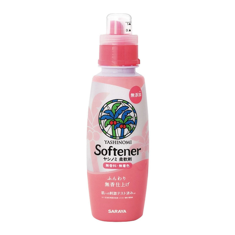 Yashinomi Fabric Softener, Fragrance Free 520 ml