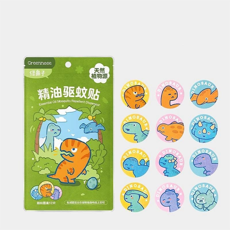 Green Nose Mosquito Repellent Stickers 12’s 1 count