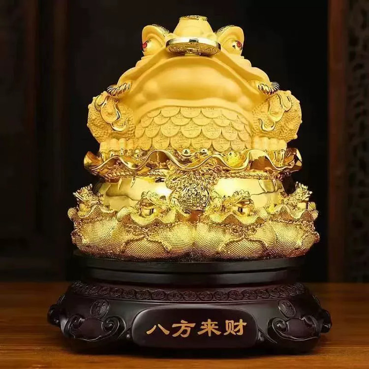 Ba Fang Lai Cai Jin Chan ornament 1 count