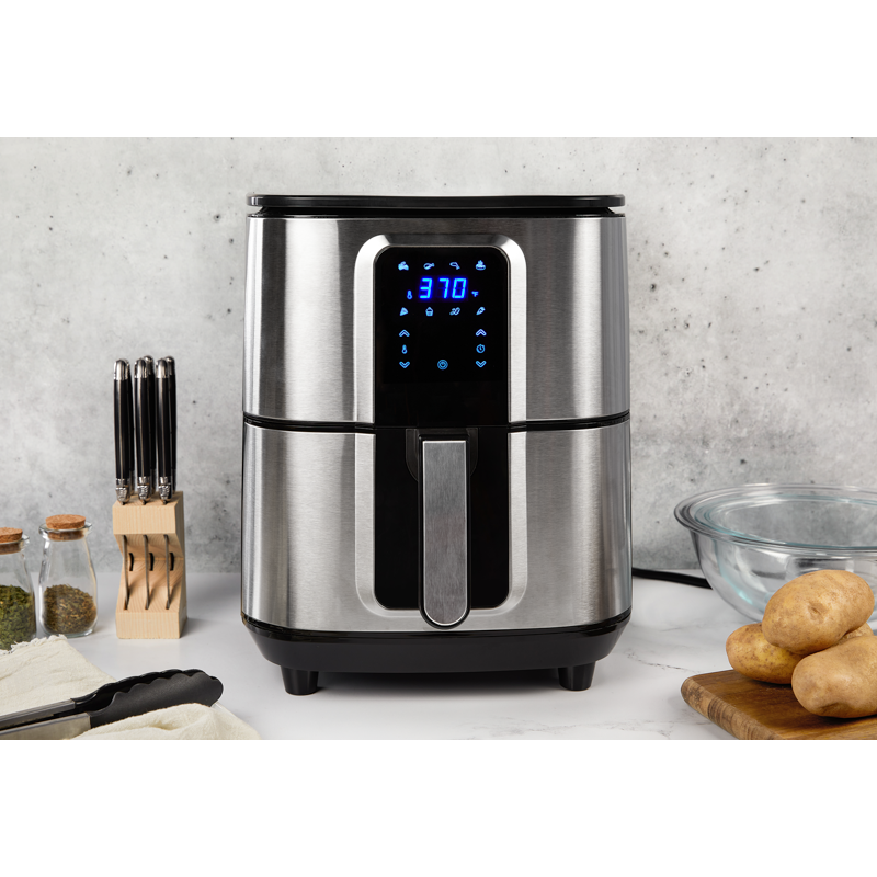 Kitcher Air Fryer 6.8QT, Silver KRKAF6501 Weee!