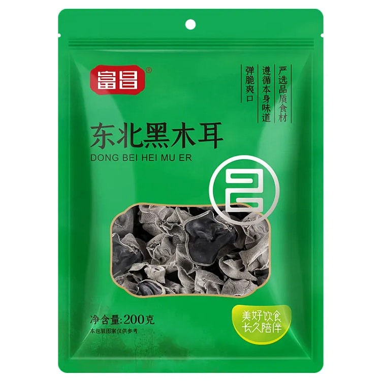 富昌东北黑木耳 凉拌腐竹黄花菜火锅配菜 1袋 200 克