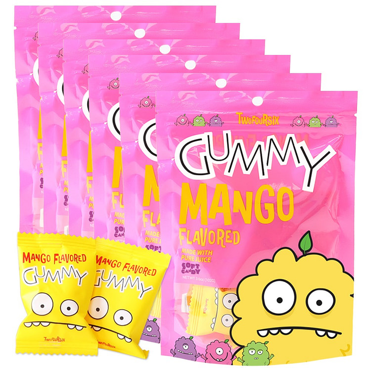 TwoFourSix Mango Gummy 6 Pack 102 g*6 pack