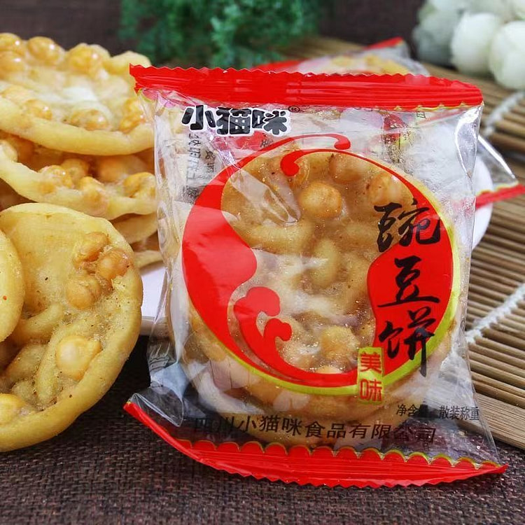 四川特产油炸豆酥豌豆饼锅巴豆子粑（约250g）