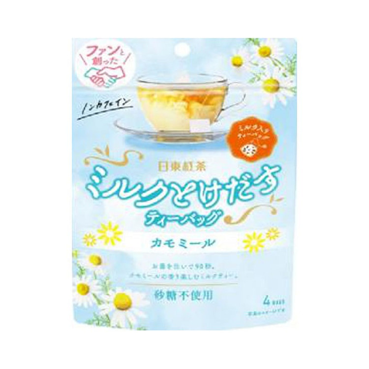 日东红茶 牛奶洋甘菊茶包 4袋入